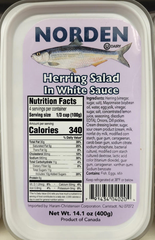 Norden Herring Salad in White Sauce 14.1 oz